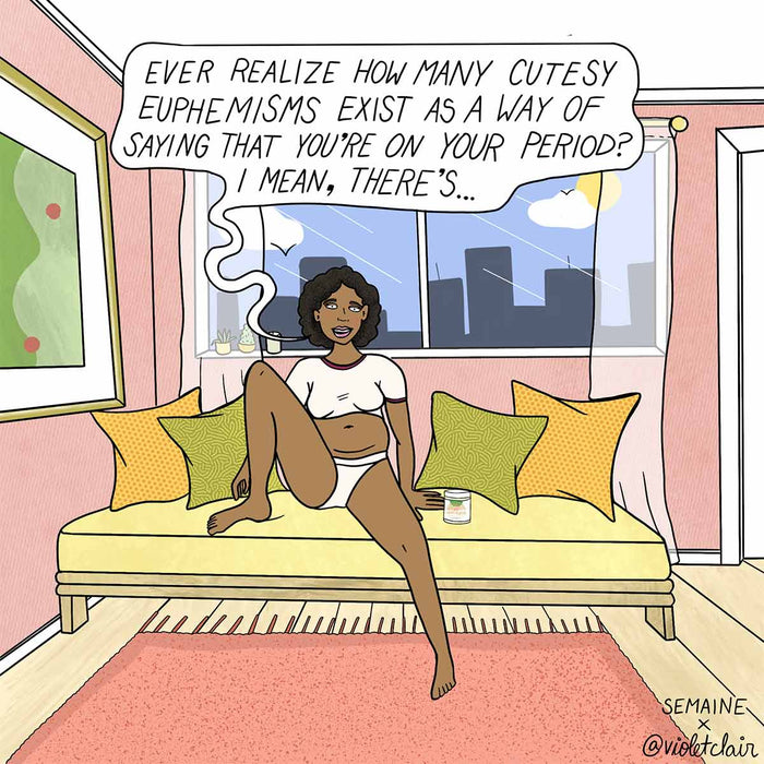 Canceling Period Euphemisms with @VioletClair
