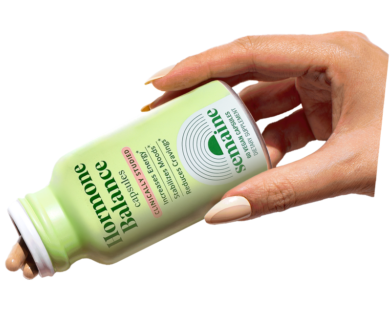 Hormone Balance bottle with capsule
