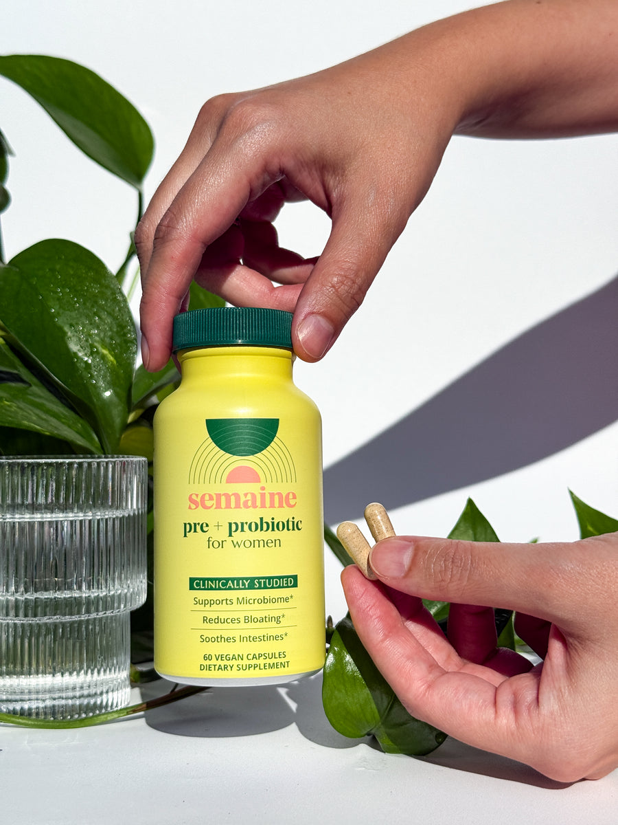 Pre+Probiotic bottle with botanicals