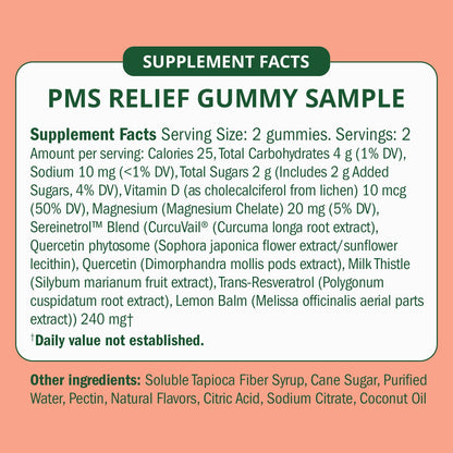 FREE PMS Relief Gummy Sample Pack