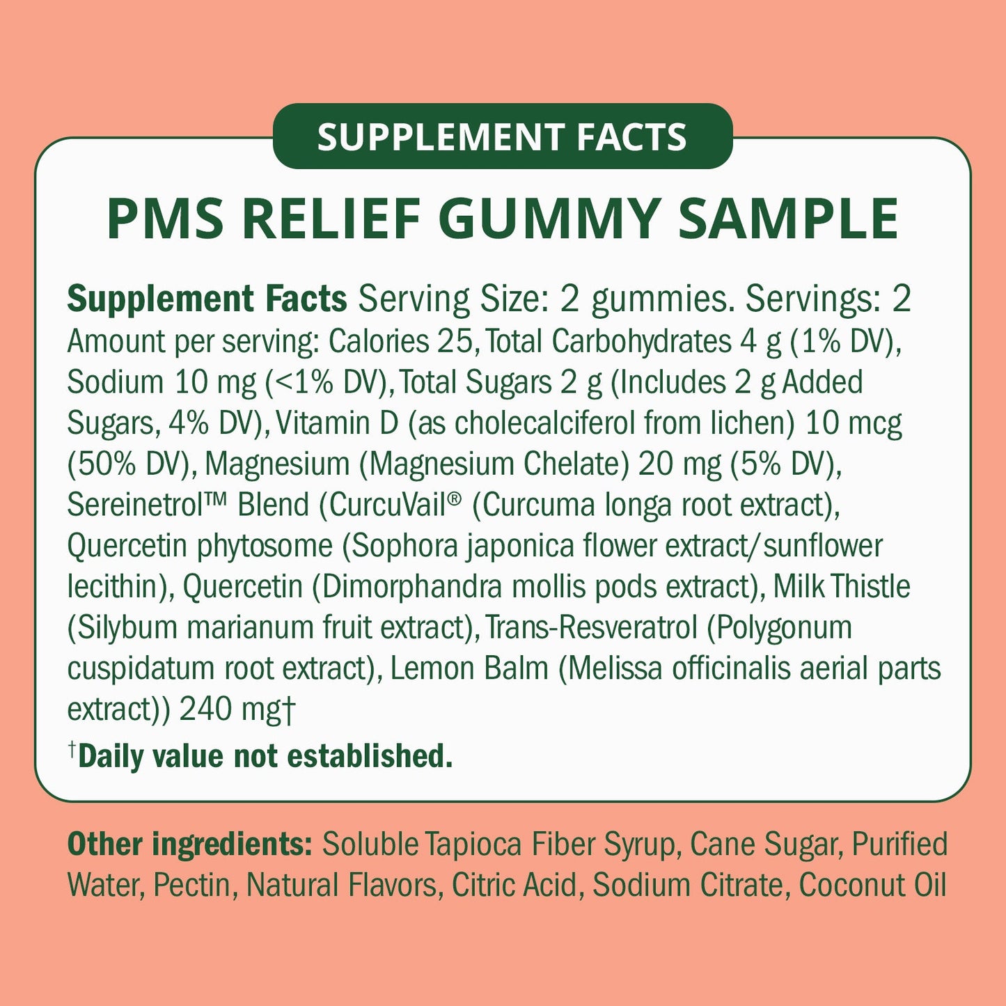 FREE PMS Relief Gummy Sample Pack