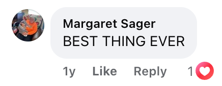 Facebook comment from a Cleanse & Protect customer