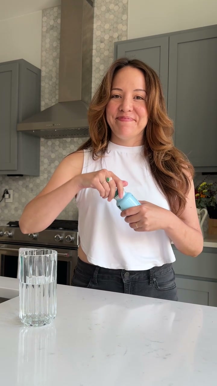 Creator in her kitchen with Peri/Meno Essentials